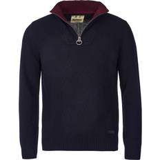 Barbour Nelson Essential Half Zip Sweater Navy