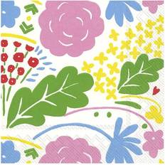 White Paper Napkins Ihr Paper Cocktail Napkins Onni White Rose 3-ply Disposable Party Serviettes