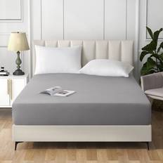 Microfiber Bed Sheets Ebern Designs Breannah Microfiber Fitted Bed Sheet Grey