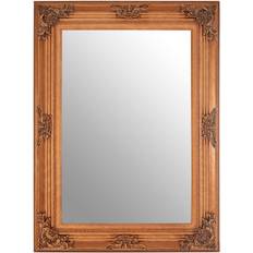 Gold Mirrors Premier Housewares Premier Housewares Baroque Metallic Wall Mirror