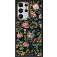 Burga Bloomy Garden Vintage Samsung Galaxy S23 Ultra Case, Elite Gold