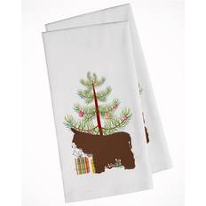 Carolines Treasures BB9219WTKT Poitou Poiteuin Donkey Kitchen Towel White