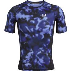 Under Armour Violet T-shirts Under Armour Heatgear Printed T-shirt - Violet