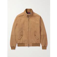 Baracuta G9 Suede Harrington Jacket Men Neutrals UK/US