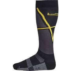 Lindstrands Cool Socks, black-grey-yellow