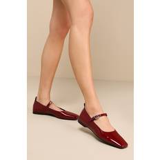 Vagabond Delia Square Toe Ankle Strap Flats - Women's