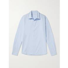 Sunspel Shirts Sunspel Cotton Oxford Shirt Men Blue