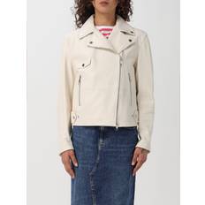 Abbigliamento esterno BOSS Chiodo di pelle - Beige - Woman