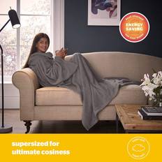 Silentnight Snugsie Wearable Teddy Blankets Black
