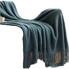 Turkise Tepper HOD Home 130Cm X 200Cm Warm Cozy Knitted Blankets Turquoise