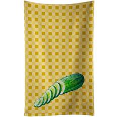 Polyester Kitchen Towels CoolCookware Cucumber on Basketweave Kitchen Towel