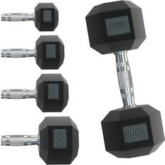 Body Revolution Hex Dumbbells Pair 25kg