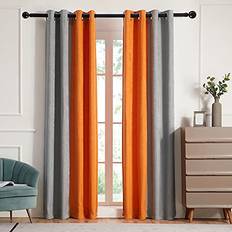 Blackout Curtains 63 Inch Long 2 Panels
