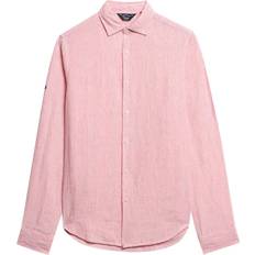 Lino Tops Superdry Camisa De Manga Larga - Rose