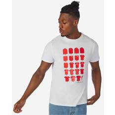 Liverpool FC LFC Mens Retro Kit Of Champions Tee White