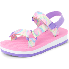 Sandals The Children's Place Girls Rainbow Dye Webbed Sandals YOUTH