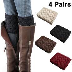 Solid Colours - Women Arm & Leg Warmers HKHBJS Leg Warmers Women Knitted Leg Warmers Warm Winter Knit Leg