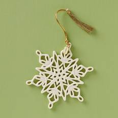 Hanging Christmas Decorations Lenox Snow Fantasies Snowflake 2024-Snowflake Christmas Tree Ornament