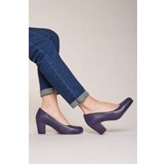 Purple - Women Heels & Pumps Moshulu 'Asante Leather' Court Shoes Purple