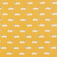 Fabrics on sale Dunelm Metre Bertie Ochre Fabrics Yellow