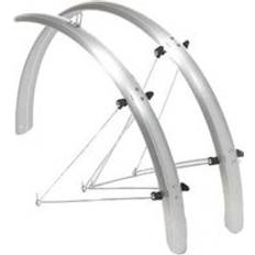 Oxford Standard Wide Full Length Mudguard Set 700c/27 Silver