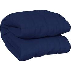 Cotton - OEKO-TEX Blankets vidaXL blue, 220 Blankets Blue