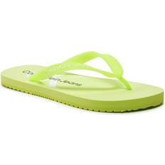 Amarillo - Mujer Chanclas Calvin Klein Jeans Chancletas Beach Sandal Monologo Tpu YW0YW01246 - Green