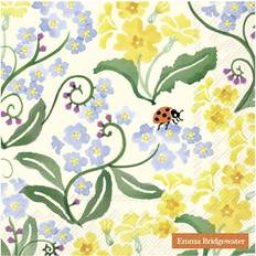 Paper Napkins on sale Ihr Watercolour Spring Flowers Print Lunch Paper Napkins 20 Disposable 3-Ply