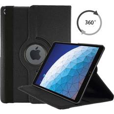 Black Case For Apple iPad 10.2in 2020 8th Generation PU Leather 360 Degree Rotating Cover