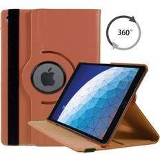 Rose Gold Case Apple iPad 10.2in 2020 8th Generation PU 360 Degree Rotating Cover