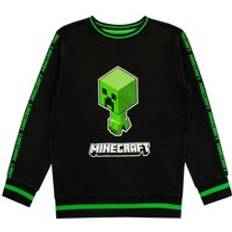 Minecraft Sweatshirts Children's Clothing Minecraft Creeper Sweater Black 10-11 Years