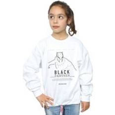 Marvel Sweatshirts Barnkläder Marvel Black Panther Long Live The King Sweatshirt White 12-13 Years