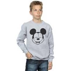 Musse Pigg Sweatshirts Disney Mouse Closed Eyes Sweatshirt Grey 3-4 Years
