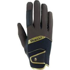 Roeckl Womens 2024 Millero Riding Gloves Dark Mocha Black