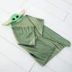 Star Wars Grogu Hooded Blankets Green