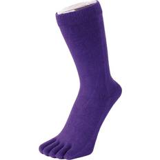 ToeToe Purple Essential Mid-Calf Plain Socks