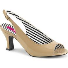 Pink Label Womens Pumps Jenna-02 - Cream Pat