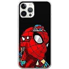 ERT GROUP mobiltelefonfodral för Iphone 12 PRO MAX originalt och officiellt licensierat Marvel mönster Spider Man 042 optimalt anpassad till formen på mobiltelefonen, fodral tillverkad av TPU-plast