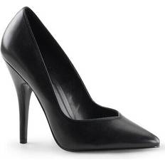 Seduce-420V Blk Faux Leather - Svart