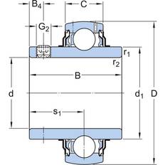 SKF Dæk SKF Leje YAR 205-2F