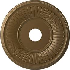 Moulding & Millwork Ekena Millwork 19 OD ID P Berkshire Thermoformed Medallion Fits up to