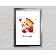 Ophelia & Co Strawberry Cheesecake Print Framed Art