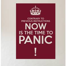 MDF Wall Decor East Urban Home Contrary To Previous Instructions Panic Now Sticker Wall Decor