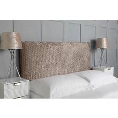 Hashtag Home Braylen Upholstered Prism Marble Headboard