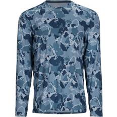 XXL Fishing Jackets Simms SolarFlex Long-Sleeve Shirt for Men Regiment Camo Neptune