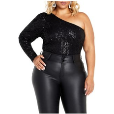 City Chic Women Bodysuits City Chic BODYSUIT KATELYN Black Black