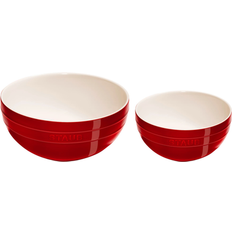 Serving Bowls Staub Ceramic 2-pc Nested Mixing Serving Bowl 2