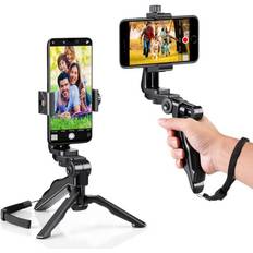 Smarttelefon stativ håndholdt grep stabilisator skrivebord bo mobiltelefon brakett stativ smarttelefon tilbehør til iphone samsung