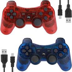 AUFGLO Wireless Controller for Playstation 3/Ps3/Dual Shock 3, Move/Motion Gamepad with Upgraded Joystick