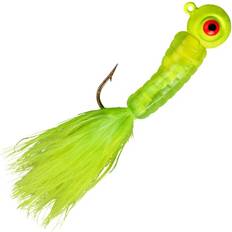 Lindy Fuzz-E-Grub Jig 1/4 oz. Hot Yellow